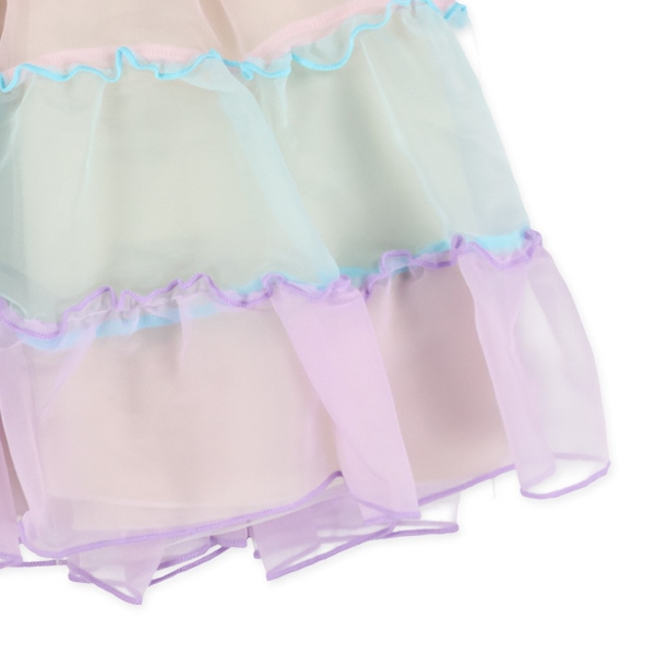 シフォンティアードスカート