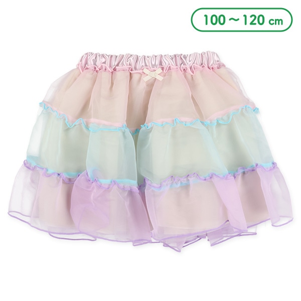 シフォンティアードスカート