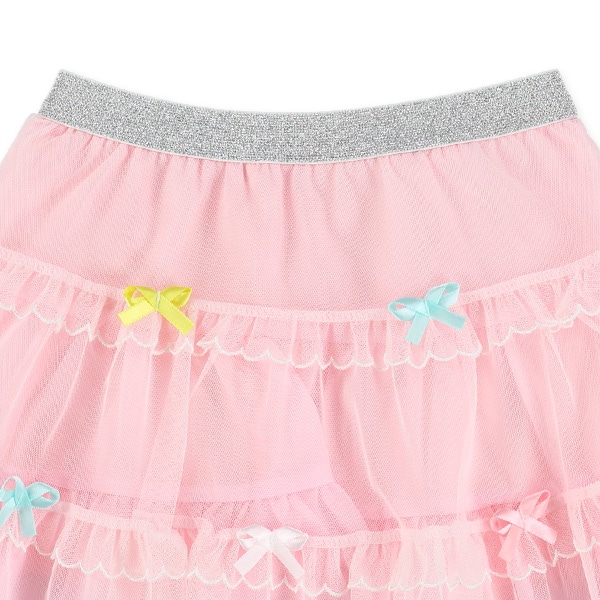 3段チュールリボンスカパン