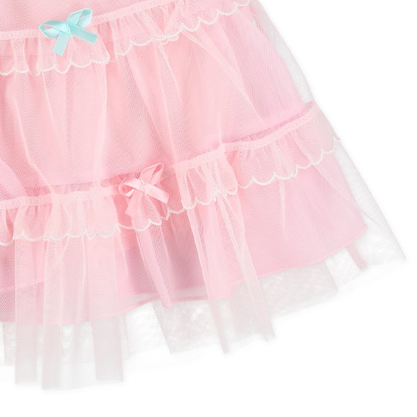 3段チュールリボンスカパン