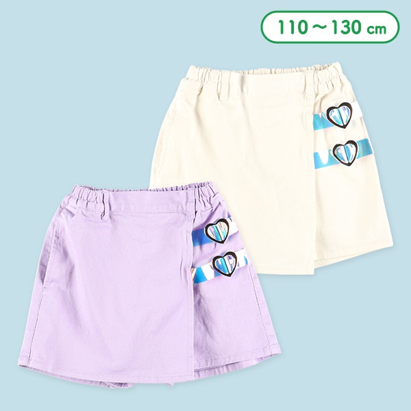 ラップキュロットパンツ