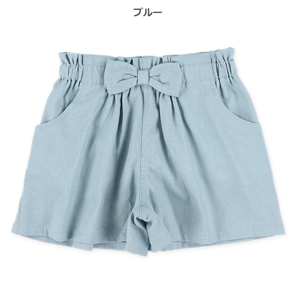 麻レーヨンキュロットパンツ