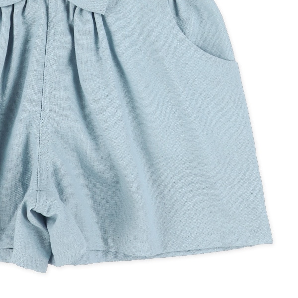 麻レーヨンキュロットパンツ