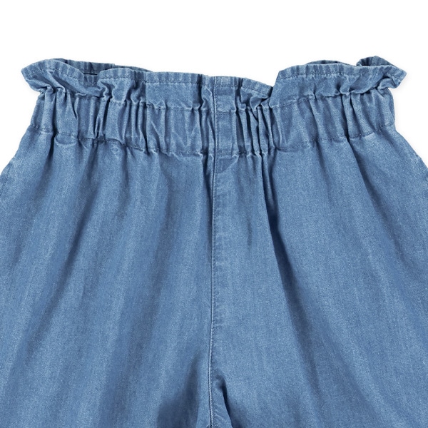 デニムキュロットパンツ