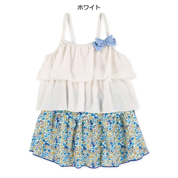 小花キュロットセパレート水着