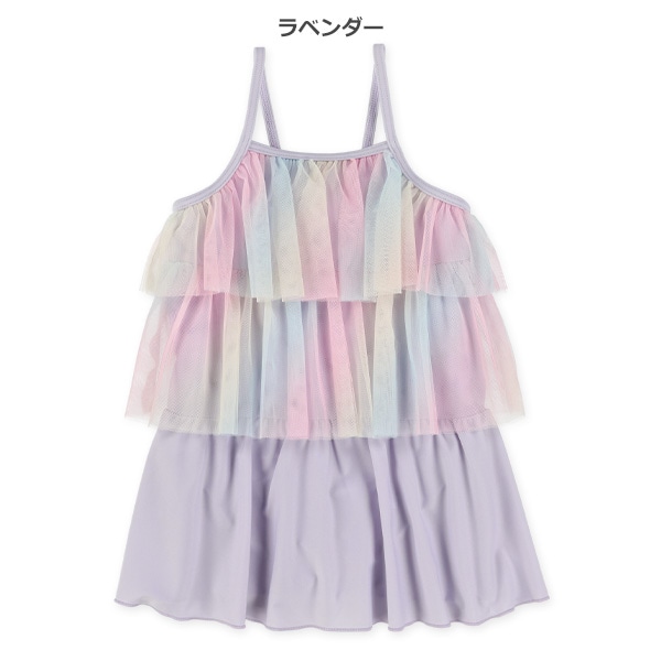 オーロラチュールワンピース水着