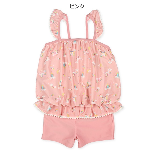 ユニコーン柄ワンピース水着
