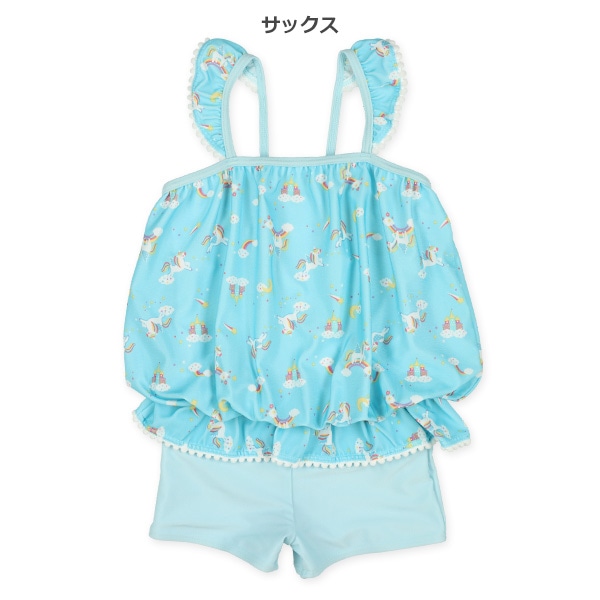 ユニコーン柄ワンピース水着