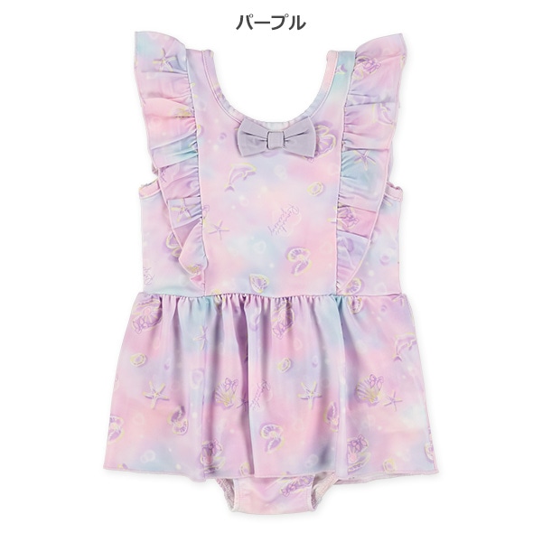 シェル柄ワンピース水着