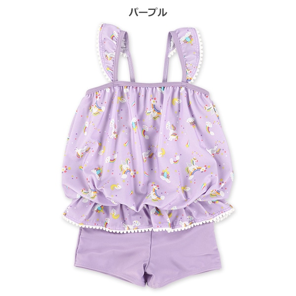 ユニコーン柄ワンピース水着