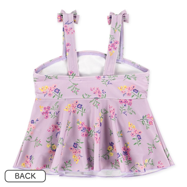 花柄デニムニットセパレート水着