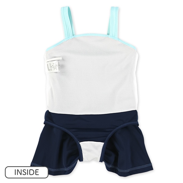 無地スカートワンピース水着