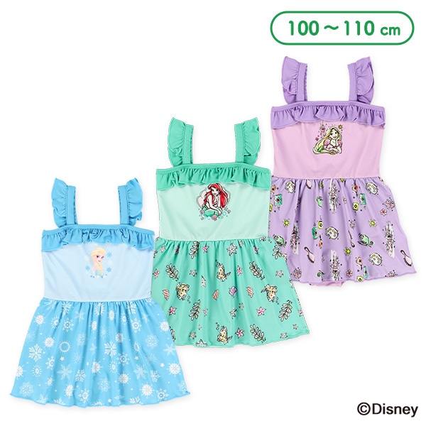 ワンピース水着（塔の上のラプンツェル・リトル・マーメイド・アナと雪の女王）