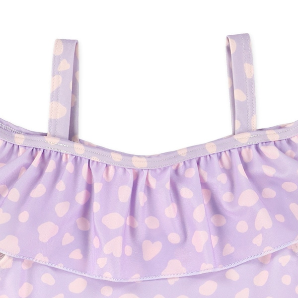 アニマル総柄肩あきワンピース水着