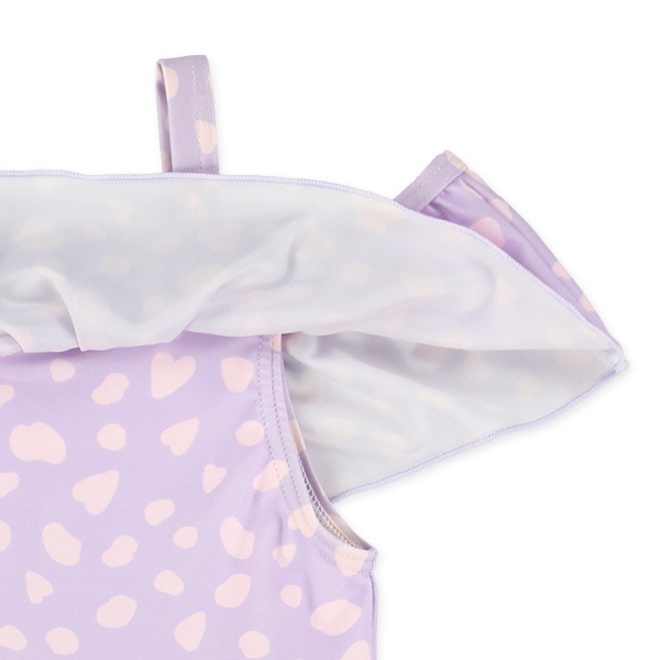 アニマル総柄肩あきワンピース水着