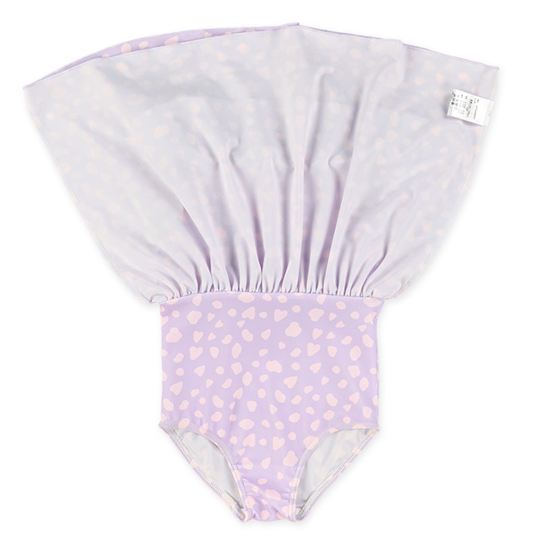 アニマル総柄肩あきワンピース水着