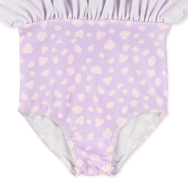 アニマル総柄肩あきワンピース水着