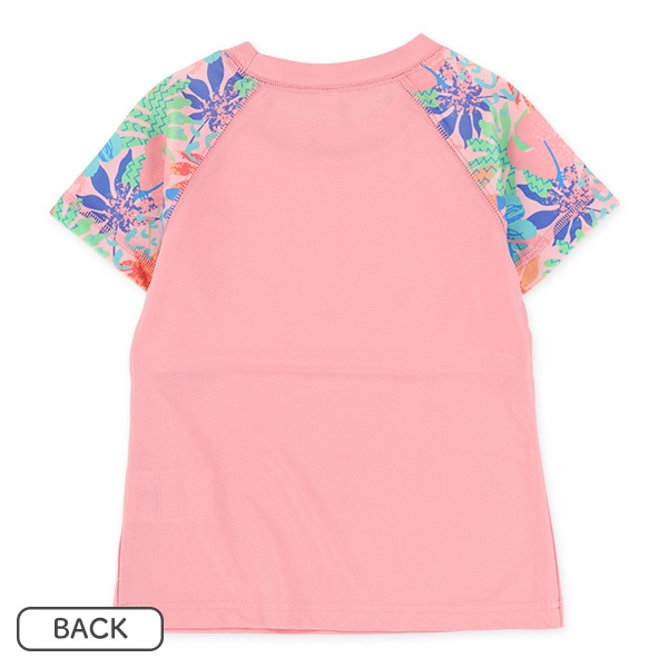 ボタニカル柄ラッシュセパレート水着