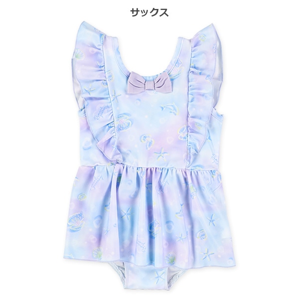 シェル柄ワンピース水着