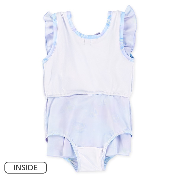 シェル柄ワンピース水着