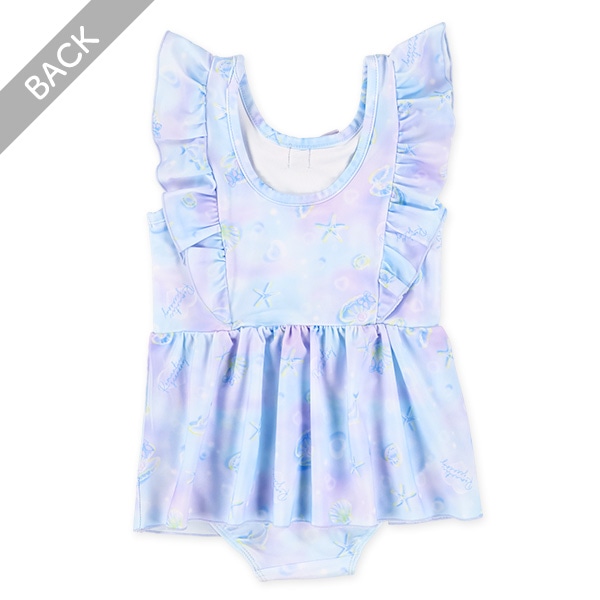 シェル柄ワンピース水着