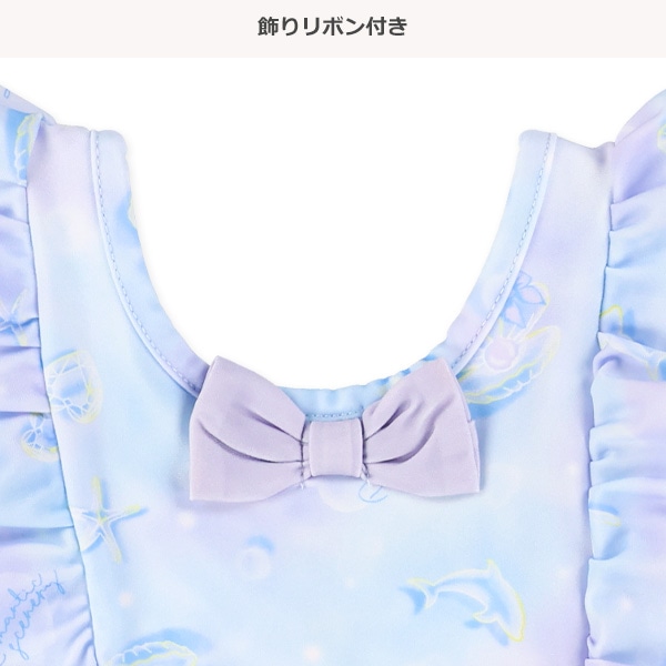 シェル柄ワンピース水着