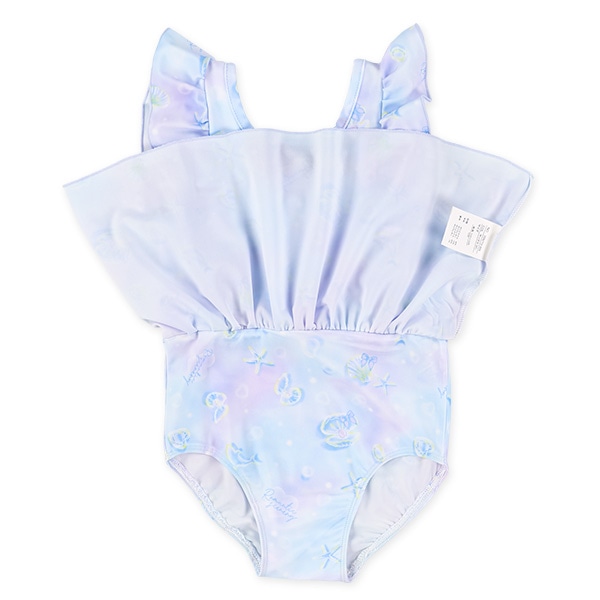 シェル柄ワンピース水着