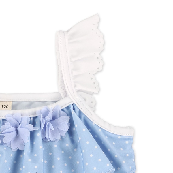 ドットギンガムワンピース水着