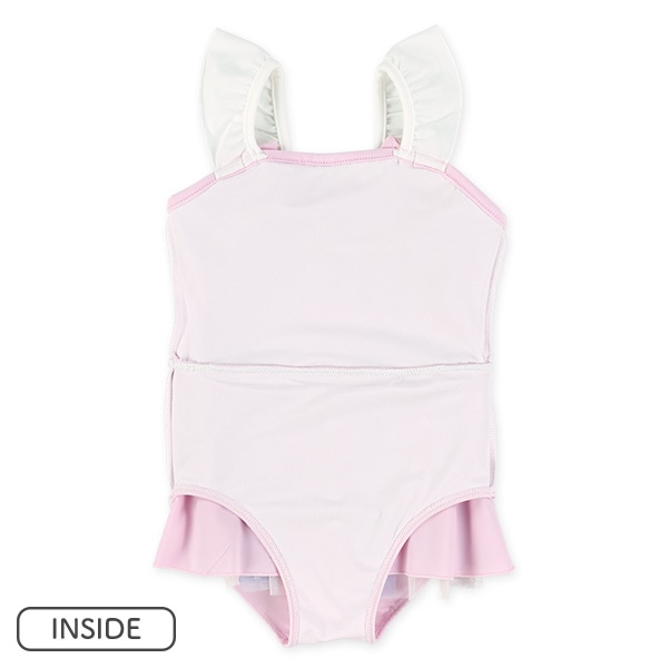 オーロラ・アイス柄チュールワンピース水着