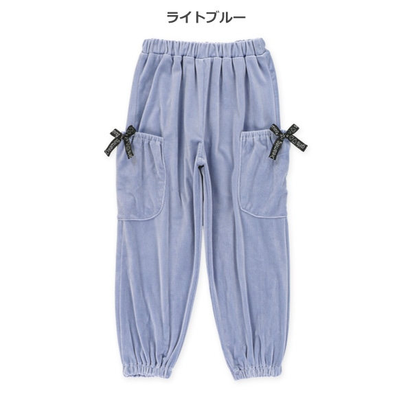 コールベロアリボンサルエルパンツ