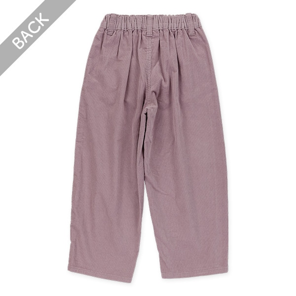 コーデュロイタックワイドパンツ