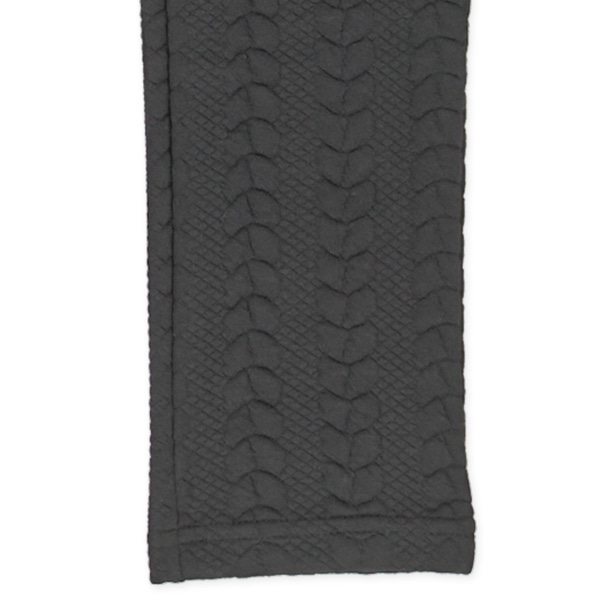 膨れジャガードケーブル柄パンツ