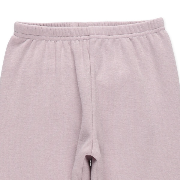 ウラぽか）裏起毛裾ボアパンツ