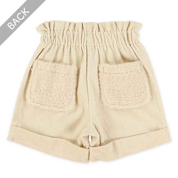 コールテンボアポケットショートパンツ