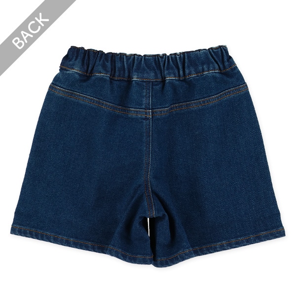 裏パウダー微起毛デニムショートパンツ