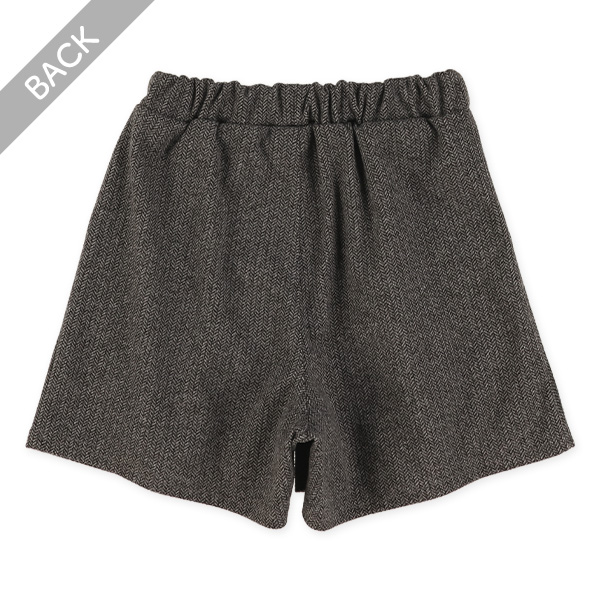 ヘリンボーンキュロットパンツ