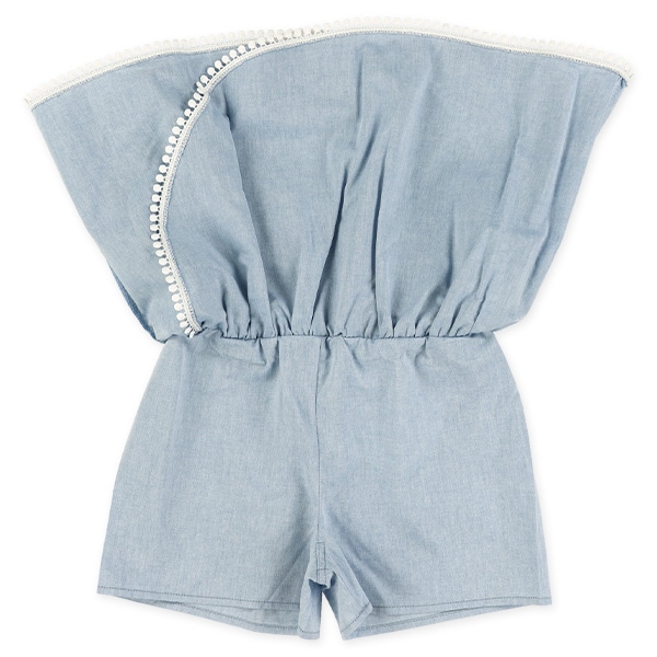 シャンブレー裾ボンボリスカパン