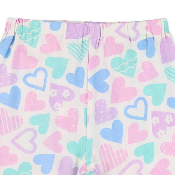 裾フリルハート・アイスクリームハーフパンツ