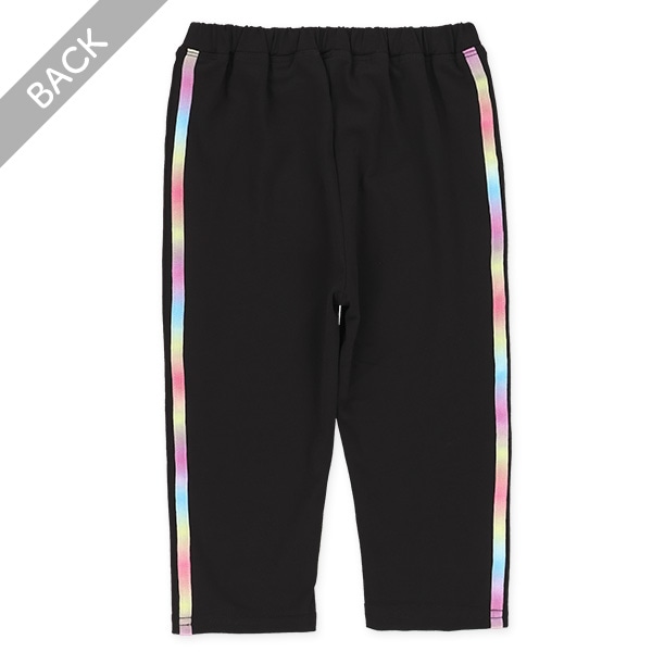 レインボー2本ラインレギンス