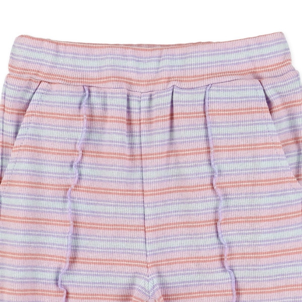 5分丈スパンテレコボーダーメロウパンツ