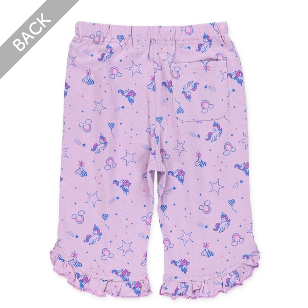 ユニコーン裾フリルニットハーフレギンス