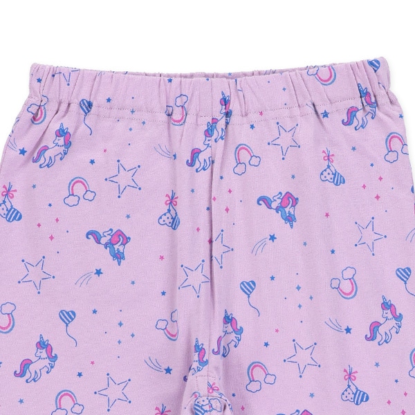 ユニコーン裾フリルニットハーフレギンス