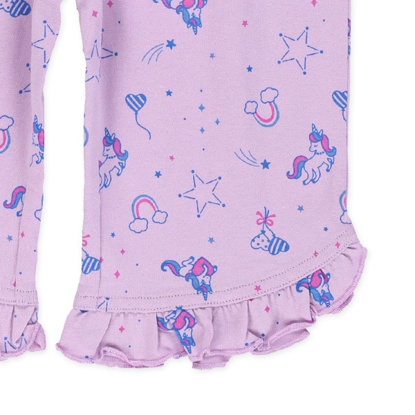 ユニコーン裾フリルニットハーフレギンス