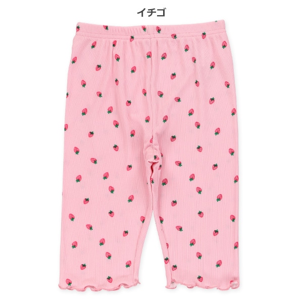 5分丈ストレッチテレコ裾メロウレギンス