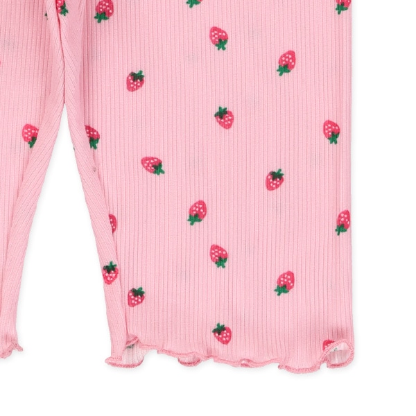 5分丈ストレッチテレコ裾メロウレギンス