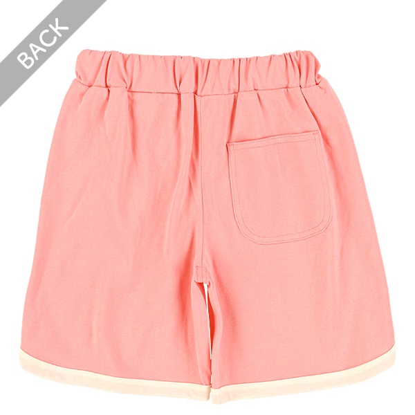 パイピング裾ハートロゴハーフパンツ