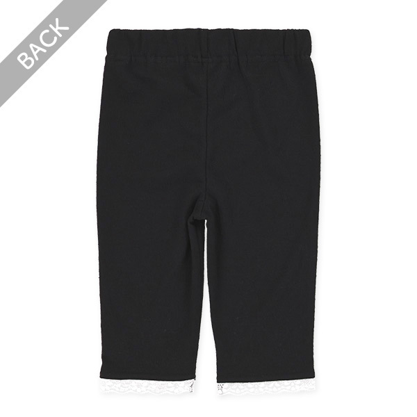 楊柳裾レースハーフパンツ