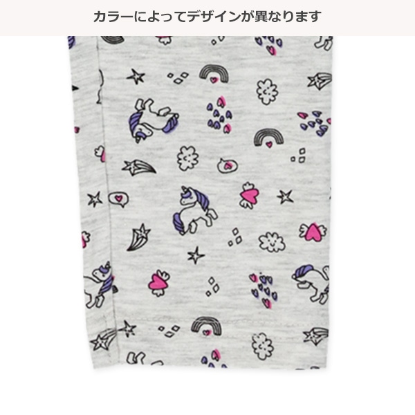 9分丈ベア天ユニコーン・リボンスパッツ