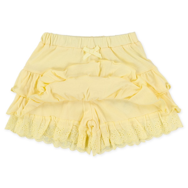 レースフリルキュロットパンツ