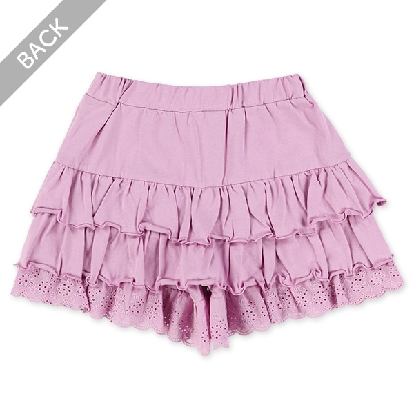 レースフリルキュロットパンツ
